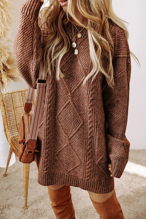 Mocha Latte Sweater Dress
