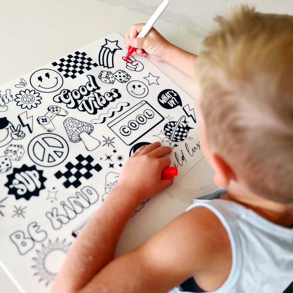 silicone coloring mats