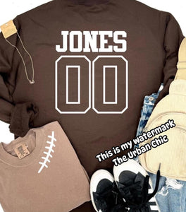 Custom football seam TEE