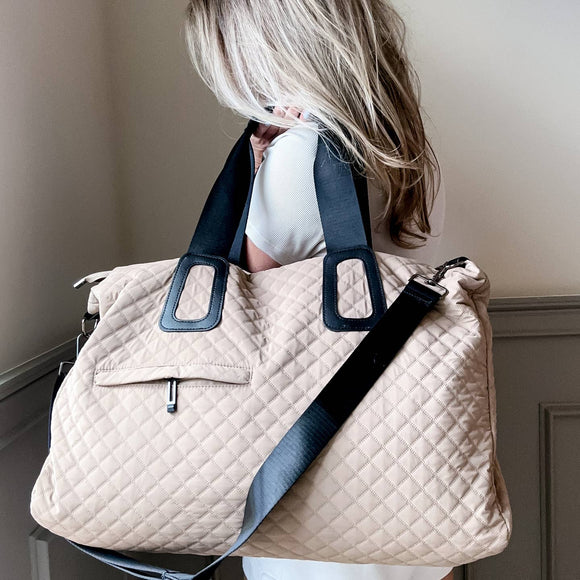 quilted weekenders